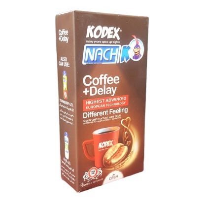 کاندوم تاخیری کدکس مدل COFFEE بسته 12 عددی