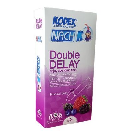 کاندوم تاخیری کدکس مدل Double Delay بسته 10 عددی