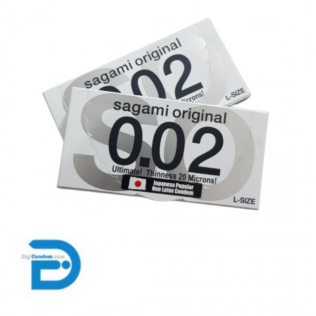کاندوم پلی اورتان ساگامی سایز لارج یک عددی Sagami Original 0.02