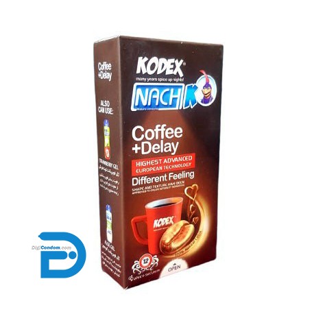 کاندوم تاخیری ناچ کدکس مدل COFFEE بسته 12 عددی